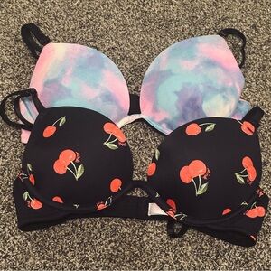 PINK Victoria's Secret Super Push Bras Size 32B
